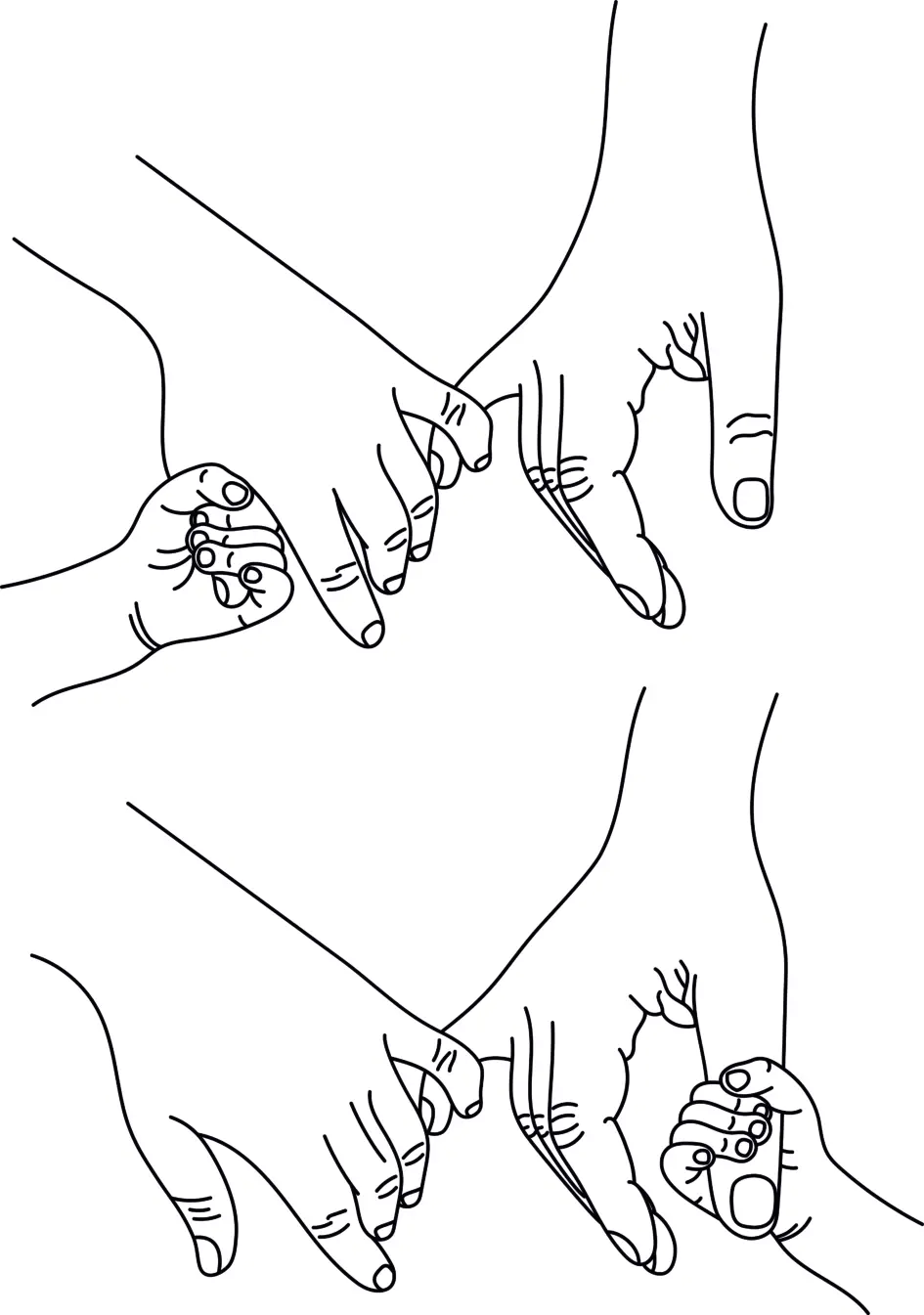 Family Hands Wooden Plaque - Image 3